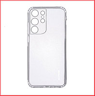 Чехол-накладка для Samsung Galaxy S21 Ultra SM-G9980 (силикон) прозрачный с защитой камеры