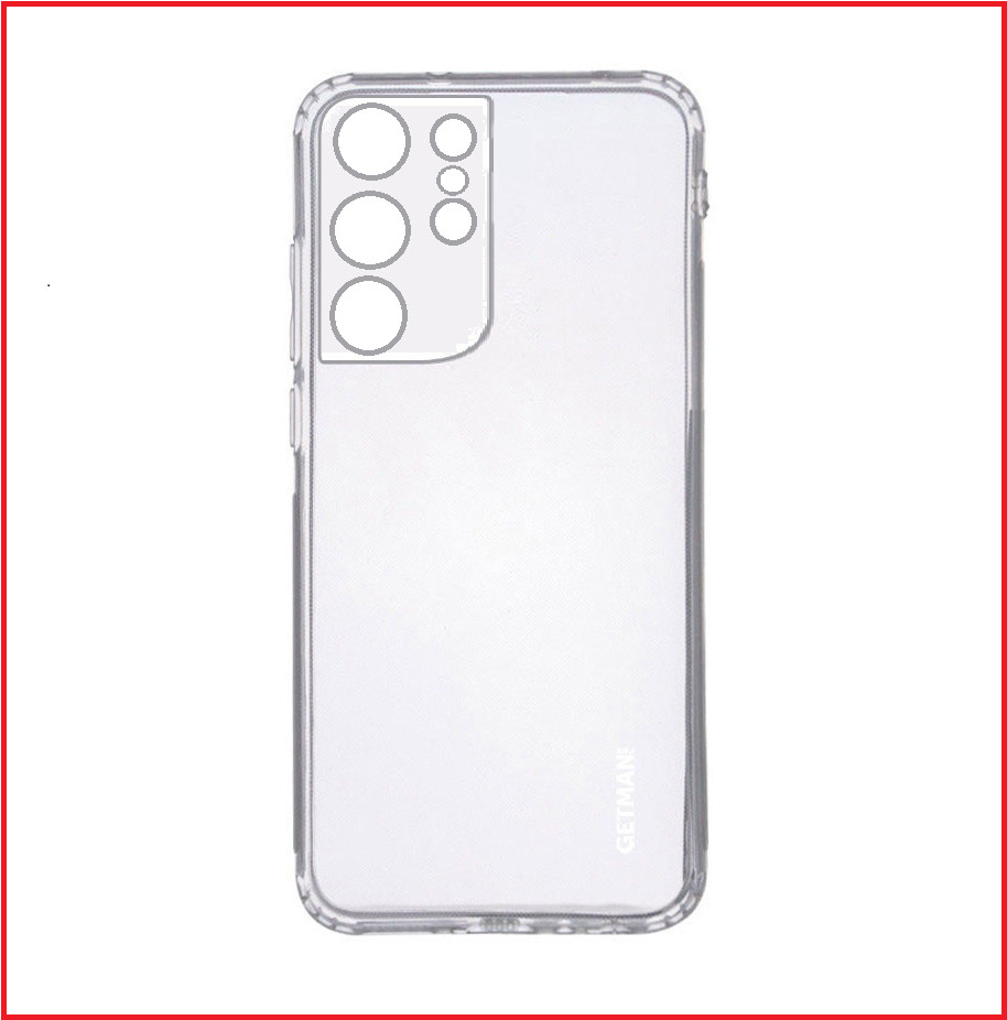 Чехол-накладка для Samsung Galaxy S21 Ultra SM-G9980 (силикон) прозрачный с защитой камеры - фото 1 - id-p149397290
