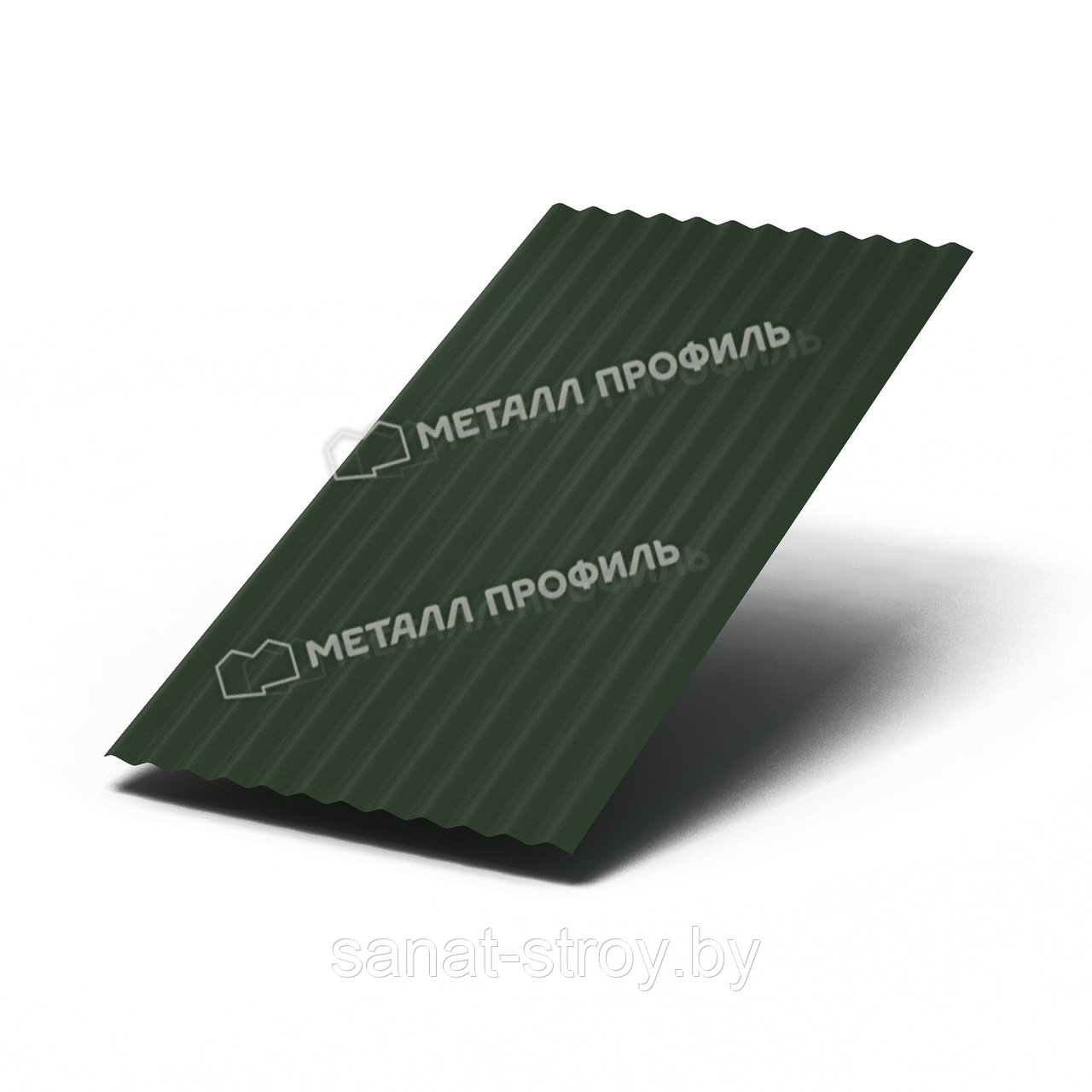 Профилированный лист МП-18x1100-A (VikingMP E-20-6007-0,5) RAL 6007 Бутылочно-зеленый - фото 1 - id-p149403326