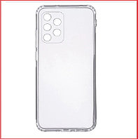 Чехол-накладка для Samsung Galaxy A52 5G SM-A525 (силикон) прозрачный с защитой камеры, фото 1