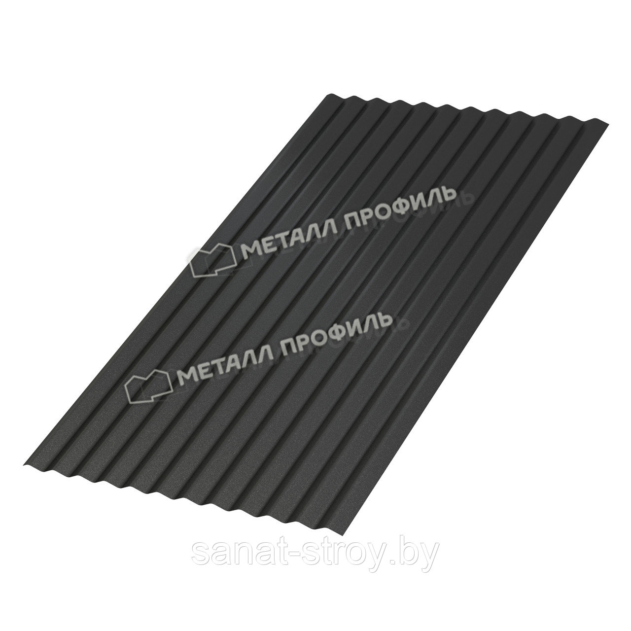 Профилированный лист МП-18x1100-A (VikingMP-01-9005-0,45) RAL 9005 Черный темный