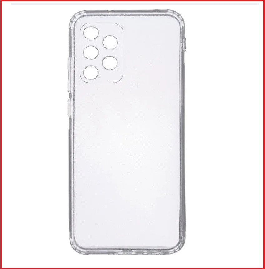 Чехол-накладка для Samsung Galaxy A32 5G (силикон) прозрачный с защитой камеры - фото 1 - id-p149397201