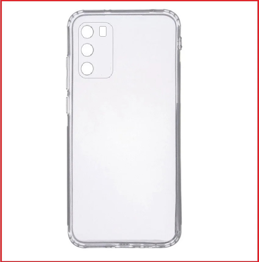 Чехол-накладка для Xiaomi Poco M3 (силикон) прозрачный с защитой камеры - фото 3 - id-p149397499