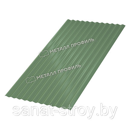 Профилированный лист МП-18x1100-A (PURETAN-20-RR11-0,5) RR 11 Элегантный зеленый, фото 2