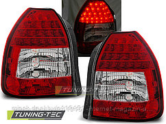 Задние фонари Honda Civic 6 red white led