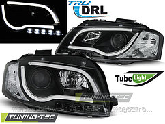 Передние фары LED TUBE LIGHTS BLACK TRU DRL Audi A3 8P