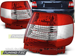 Задние фонари Audi A4 B5 red white