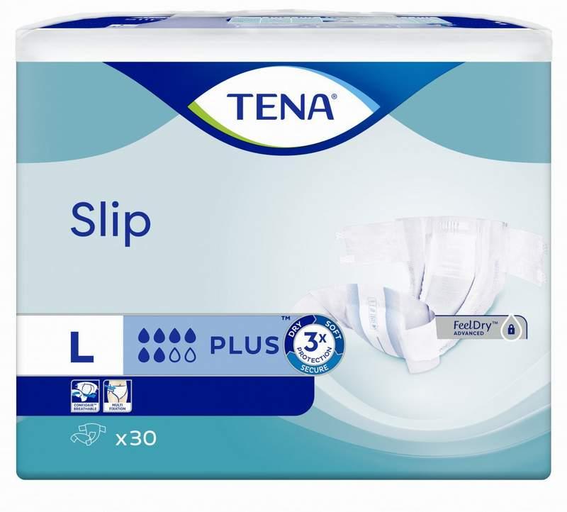 Подгузники для взрослых TENA Slip Plus, размер 3 (L), 30 шт. - фото 1 - id-p69753790