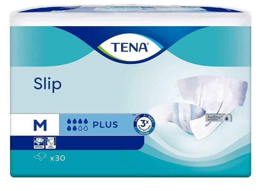 Подгузники для взрослых TENA Slip Plus, размер 2 (М), 30 шт. - фото 1 - id-p69753795