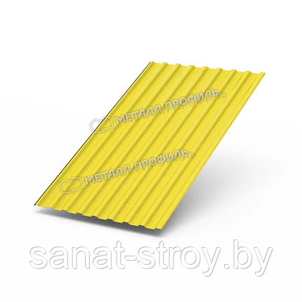 Профилированный лист МП-20x1100-A (ПЭ-01-1018-0,45) RAL 1018 Желтый цинк, фото 2