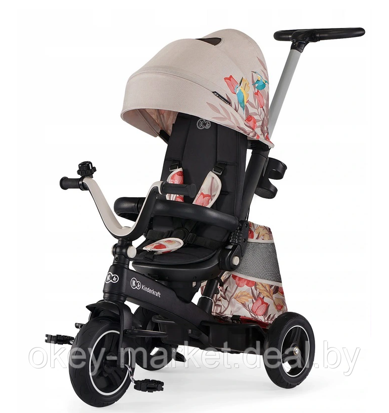 Детский трехколесный велосипед-коляска Kinderkraft Easytwist - фото 1 - id-p149426977