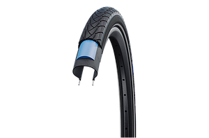 Покрышка Schwalbe, MARATHON PLUS, 700x38C (40-622), SmartGuard, 67TPI, 960гр, Black-Reflex