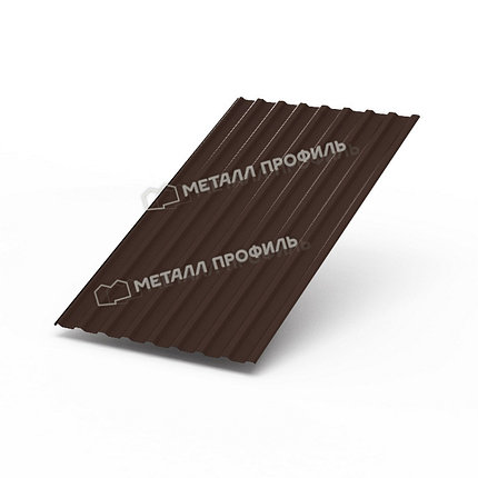 Профилированный лист МП-20x1100-A (PURETAN-20-8017-0,5)  RAL 8017 Коричневый шоколад, фото 2