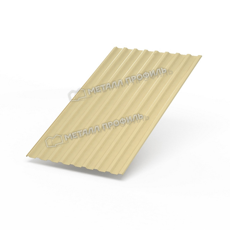 Профилированный лист МП-20x1100-A NormanMP (ПЭ-01-1014-0,5)  RAL 1014 Слоновая кость