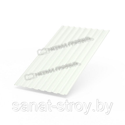 Профилированный лист МП-20x1100-A NormanMP (ПЭ-01-9003-0,5) RAL 9003 Белый, фото 2