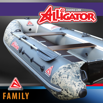 ЛОДКА AMAZONIA ALLIGATOR 330 FAMILY ( Лодка пвх Амазония Аллигатор 330 семейная)