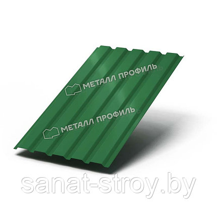 Профилированный лист МП-35x1035-A (ПЭ-01-6002-0,45) RAL 6002 Зеленый лист, фото 2