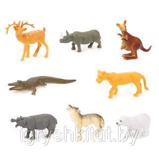 Набор фигурок диких животных, арт. 2A008-2 - фото 2 - id-p149433699