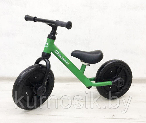 Велосипед-беговел детский 2 в 1 педали + доп.колеса Delanit TF-01 фиолетовый - фото 4 - id-p149433960