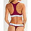Комплект женского спортивного белья 3в1 Calvin Klein бордовый, фото 3