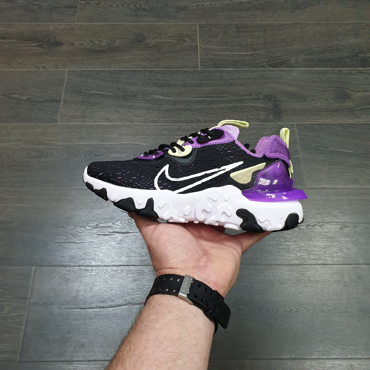 Кроссовки Nike Wmns React Vision Black Purple
