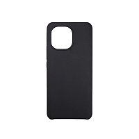 Soft-touch бампер Silicone Cover для Xiaomi Mi 11 (2021) черный