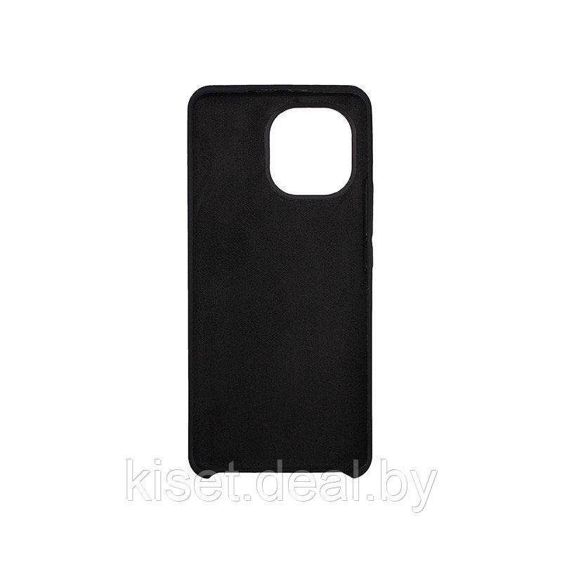 Soft-touch бампер Silicone Cover для Xiaomi Mi 11 (2021) черный - фото 2 - id-p149426418