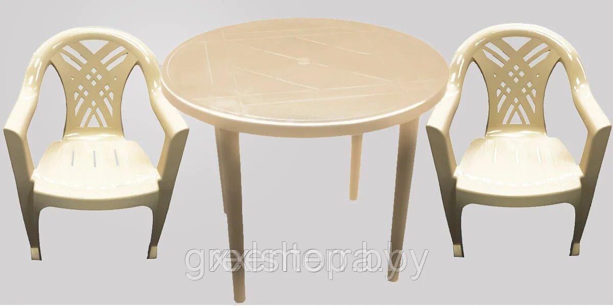 Пластиковая мебель Престиж-3 (стол круглый) - фото 3 - id-p149442864