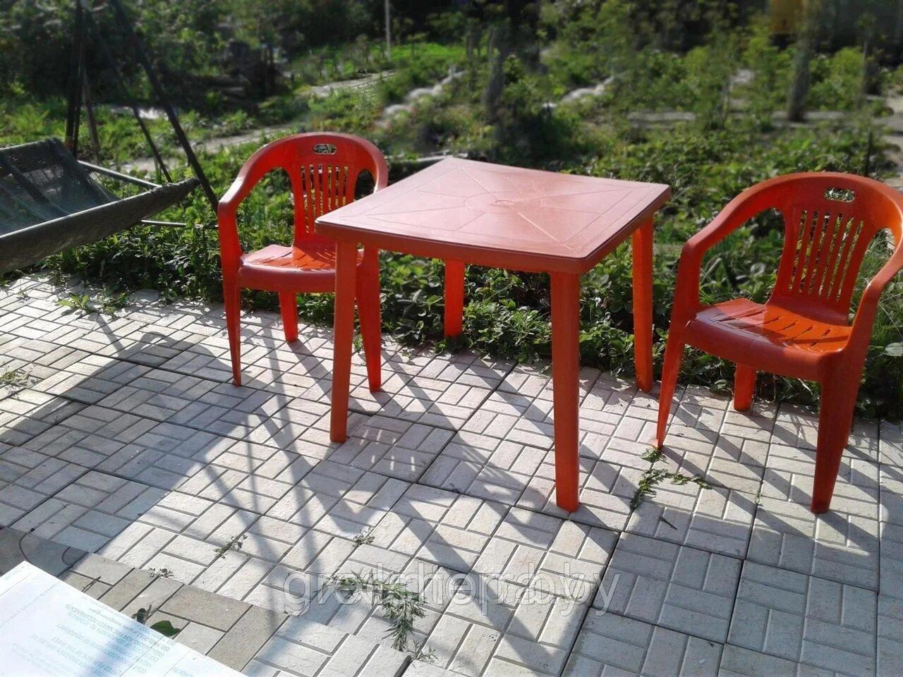 Мебель дачная Комфорт-3 (стол квадратный) - фото 2 - id-p149443210