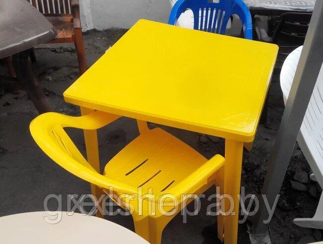 Мебель пластиковая Комфорт-5 (стол квадратный) - фото 4 - id-p149443608