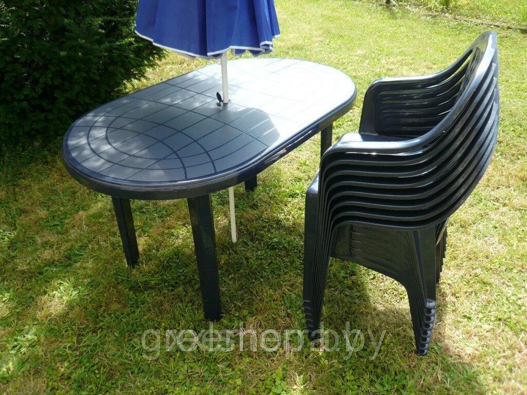 Набор садовой мебели Комфорт-5 с овальным столом - фото 8 - id-p149449315