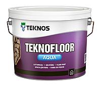 Краска для пола, водорастворимая TEKNOFLOOR AQUA Base 1 White 9,0 л