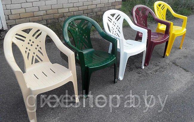 Пластиковый стул кресло для дачи Престиж-2 - фото 2 - id-p149481334
