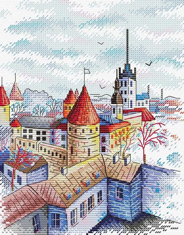 Набор для вышивания крестом «Башни Таллина». - фото 1 - id-p149491143