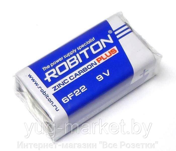 Крона солевая ROBITON PLUS R-6F22-SR1 6F22 SR1