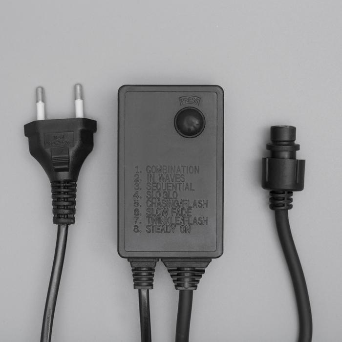 Контроллер уличный для гирлянд УМС, до 1000 LED, 220V, Н.Т. 3W, 8 режимов - фото 1 - id-p149157203