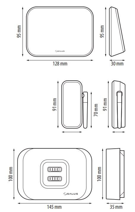 Интернет термостат Salus iT500 WIFI - фото 3 - id-p149485566