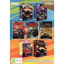 Картридж Sega 7 в 1 (A-704), World of Tanks/Танки 2011/МАРИО+ТАНЧИКИ(Как на Dendy)/Battle Tank...