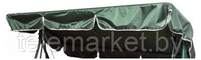 Тент (крыша) для садовых качелей Люкс-2 Зелёный (ткань полиэстр)