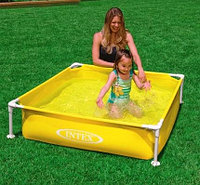 Каркасный бассейн для детей Intex 57172 Mini Frame Pool 122x30 см жетлый купить в Минске