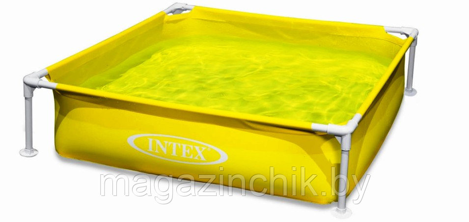 Каркасный бассейн для детей Intex 57172 Mini Frame Pool 122x30 см жетлый купить в Минске - фото 2 - id-p12811451