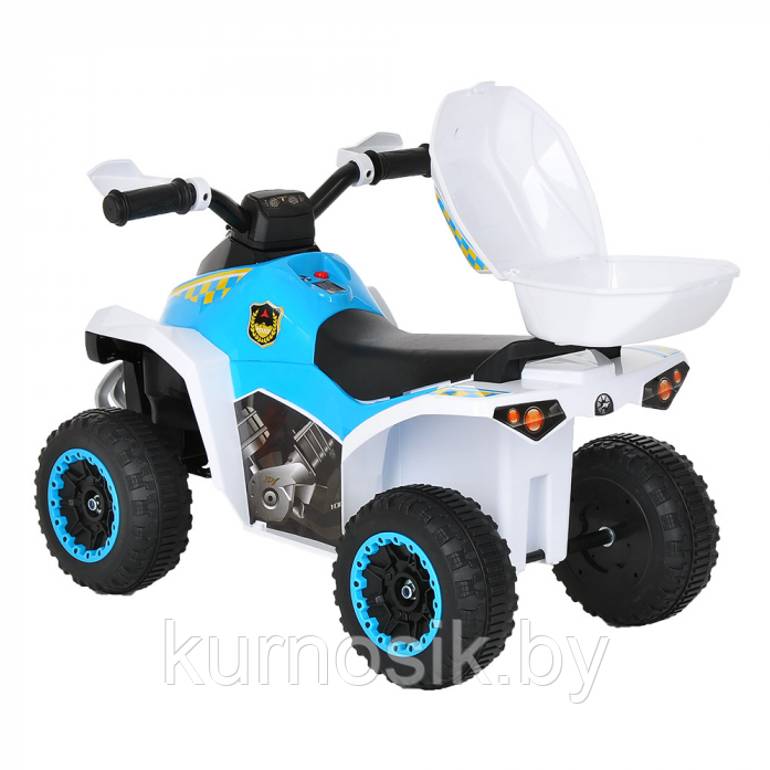 Квадроцикл каталка детская с багажником Pituso 8410045 голубой - фото 7 - id-p149521265