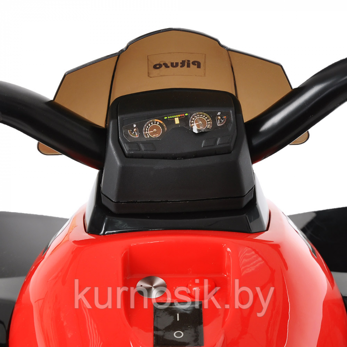 Квадроцикл каталка детская с багажником Pituso (арт.8410045 ) красный - фото 6 - id-p149522600