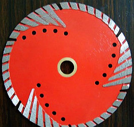 Алмазный диск Turbo- W для гранита, песчаника, шамода (Испания) c фланцем, 150 мм