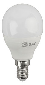 Лампа светодиодная ЭРА ECO LED P45-10W-827-E14 QX (диод, шар, 9Вт, теплый свет, E14)