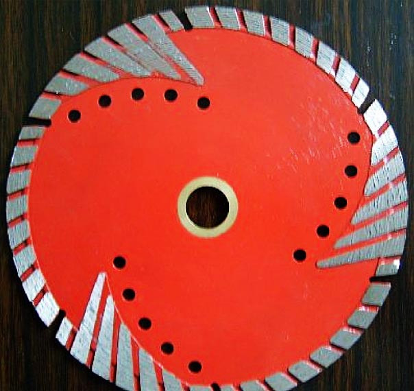 Алмазный диск Turbo- W для гранита, песчаника, шамода (Испания) c фланцем, 230 мм - фото 1 - id-p12811531