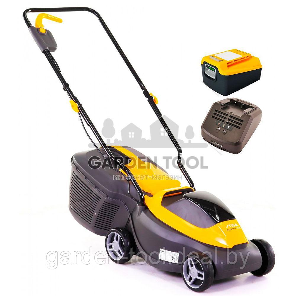 Газонокосилка аккумуляторная Stiga Collector 132 AE Kit