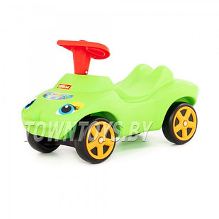 Детская машинка-каталка "Мой любимый автомобиль" со звуковым сигналом (зелёная) арт. 44617 Полесье