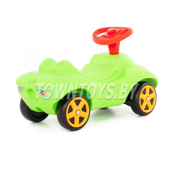 Детская машинка-каталка "Мой любимый автомобиль" со звуковым сигналом (зелёная) арт. 44617 Полесье - фото 4 - id-p149537737