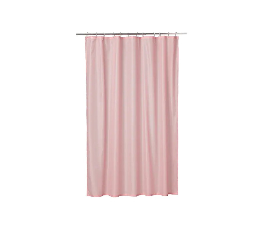 IKEA/  ВЭННЕОН Штора для ванной, светло-розовый180x200 см